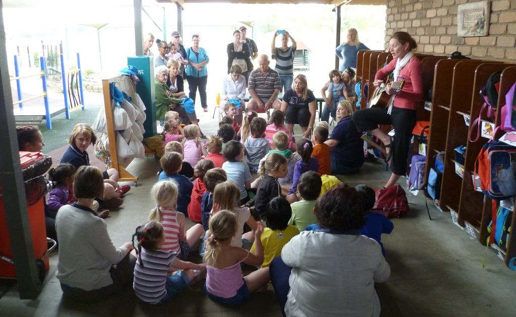 Jumbunna Pre-School and Early Intervention staff and students entertain grandparents during Grandparents Day celebrations last year. Jumbunna Pre-School and Early Intervention staff and students entertain grandparents during Grandparents Day celebrations last year.